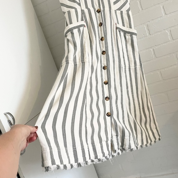 Anthropologie x Maeve Taylor Swift Engagement dress inspired Cotton Stripes 12 - Picture 15 of 16